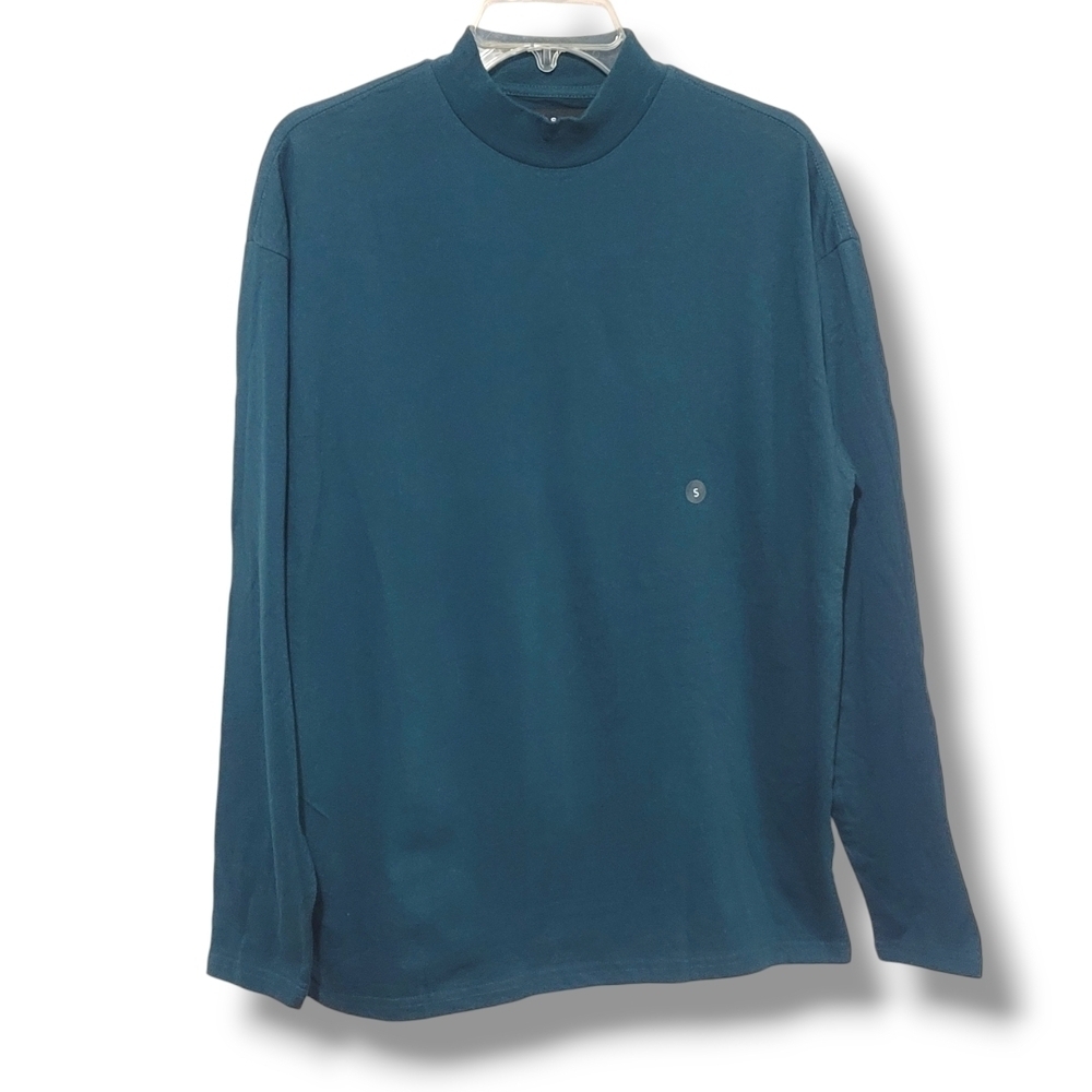 🏈Men's Teal Long Sleeve Shirt - Picture 2 of 4